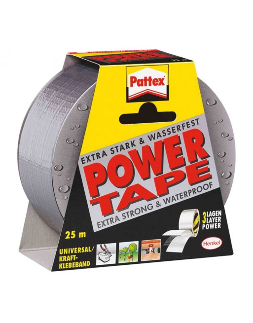 PATTEX CINTA ADHESIVA POWER TAPE 50X25M GRIS - 1669710