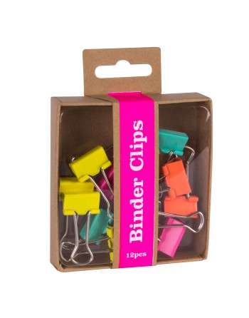 APLI PINZAS FLUOR COLLECTION CAJA DE 12 UNITADES 4 COLORES FLUOR - 15153