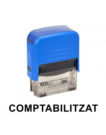 COLOP PRINTER 20 - COMPTABILITZAT - CATALÀ 14X38MM - PRINTER 20 L COMPTABILITZAT