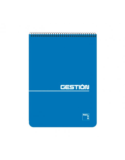 PACSA BLOC GESTION 4º 4X4 T.CARTON 60G 80H AZUL - 16374