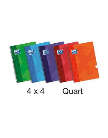 OXFORD CUADERNO SCHOOL 4º 80 4X4 TAPA BLANDA SURTIDO - 100430166