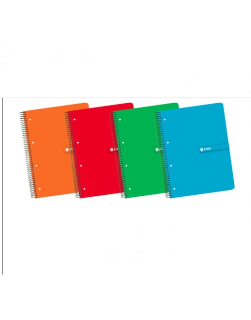 ENRI CUADERNO TAPA DURA MICRO PERFORADO A4+ 5X5 160H 60GR SURTIDO - 100430089