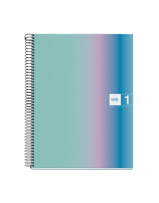 MIQUEL RIUS NOTEBOOK 1 DESIGN AURORA SANTORINI MICROPERFORADO TAPA DURA CUADRICULA 5X5 FORMATO A4 80 HOJAS SERIE DESIGN MR4066
