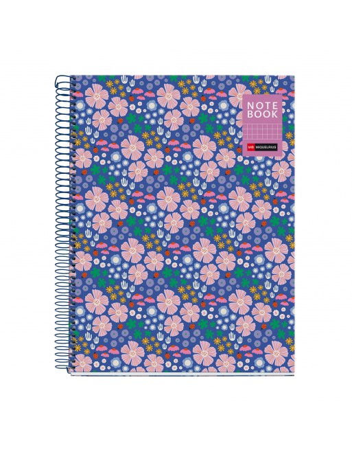 MIQUEL RIUS NOTEBOOK 1 DESIGN NATURA LADYBUG MICROPERFORADO TAPA DURA CUADRICULA 5X5 FORMATO A4 80 HOJAS SERIE DESIGN MR4387