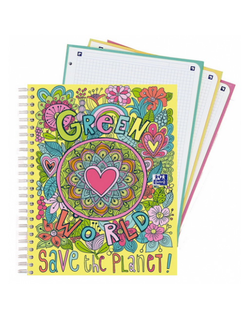 OXFORD CUADERNO A4 5X5 EUROBOOK 3 120 HOJAS 90 GR TAPA DURA IMAGEN FANTASIA - 400148221