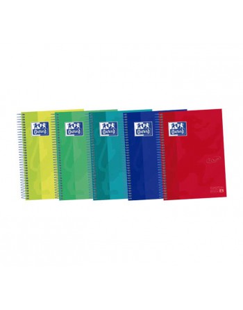 OXFORD PACK 5 CUADERNOS EUROPEANBOOK 4 TOUCH A5 5x5 120h 400138670