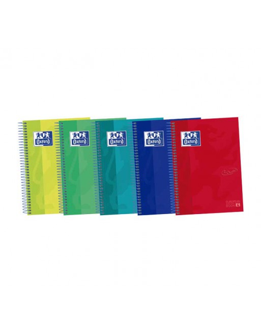 OXFORD PACK 5 CUADERNOS EUROPEANBOOK 4 TOUCH A5 5X5 120h 400138670