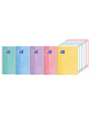 OXFORD CUADERNO EUROBOOK 5 MEDIDA A4 RAYADO DOTS 120H 90 GRAMOS TOUCH SURTIDO