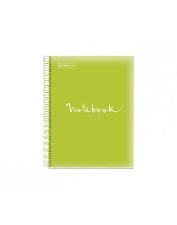 M.RIUS NOTEBOOK 5 POLPROPILENO 5X5 A4 120H EMOTIONS LIMA - 46080