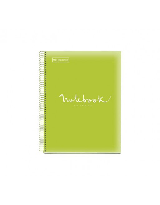 M.RIUS NOTEBOOK 5 POLPROPILENO 5X5 A4 120H EMOTIONS LIMA - 46080