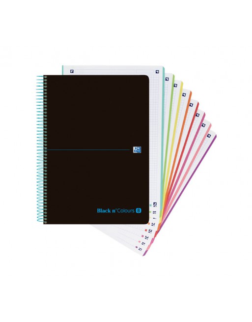 OXFORD CUADERNO MICROPERFORADO EUROBOOK 8 B Y C A4+ 160H 90G 5X5 8 BANDAS - 400088489
