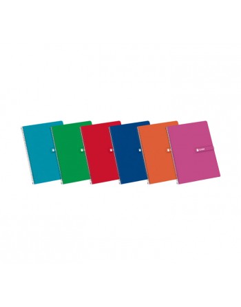 ENRI CUADERNO 4º HORIZONTAL CON MARGEN 80H 70GR TAPA DURA SURTIDO - 100430070