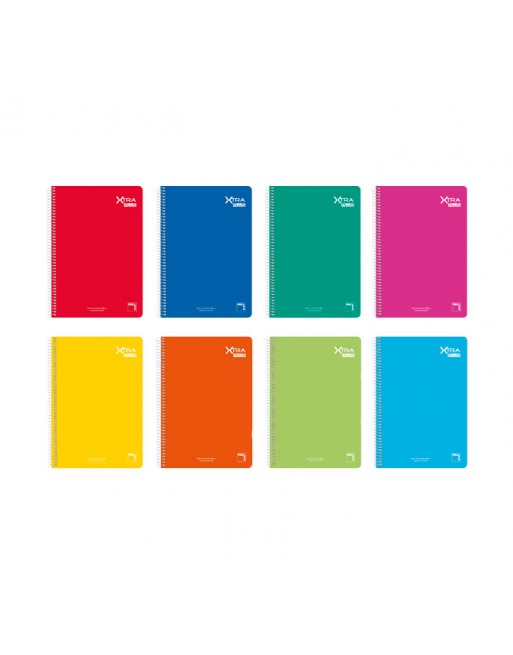 PACSA 5 CUADERNO CUARTO 80H 90G CUADRICULA 4X4 TAPA DURA SURTIDO - 16277