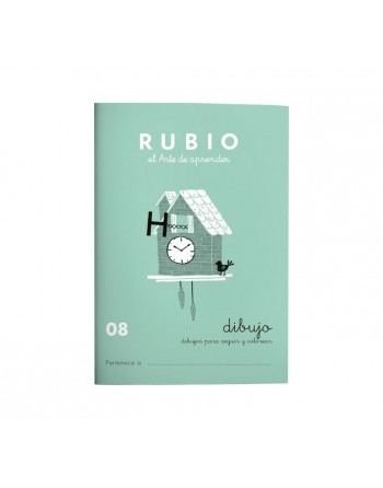 RUBIO PACK 10 CUADERNOS DIBUJO/ESCRITURA 8 - C08