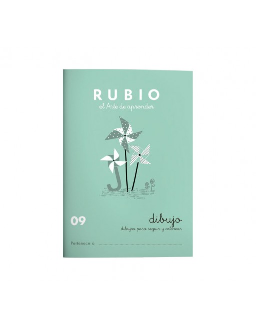 RUBIO PACK 10 CUADERNOS DIBUJO/ESCRITURA 9 - C09