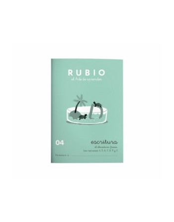 RUBIO PACK 10 CUADERNOS ESCRITURA 04 - C04