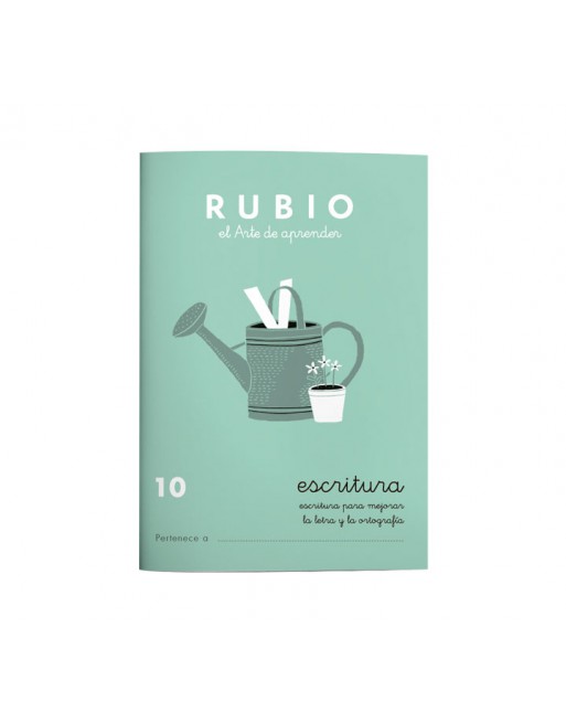 RUBIO PACK 10 CUADERNOS ESCRITURA 10 - C10