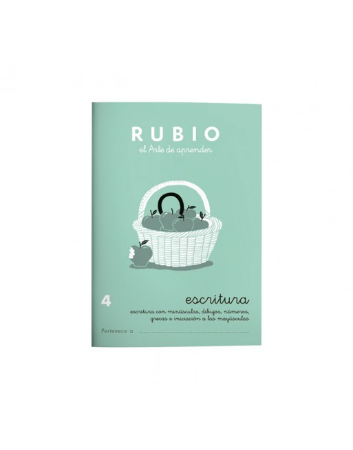 RUBIO PACK 10 CUADERNOS ESCRITURA 4 - C4
