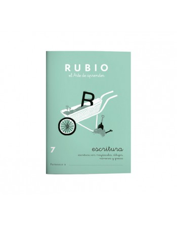 RUBIO PACK 10 CUADERNOS ESCRITURA 7 - C7
