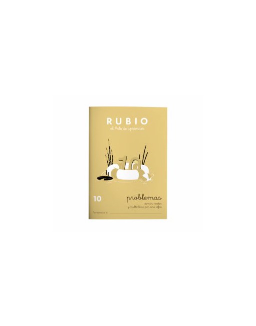 RUBIO PACK 10 CUADERNOS PROBLEMAS 10 - P10
