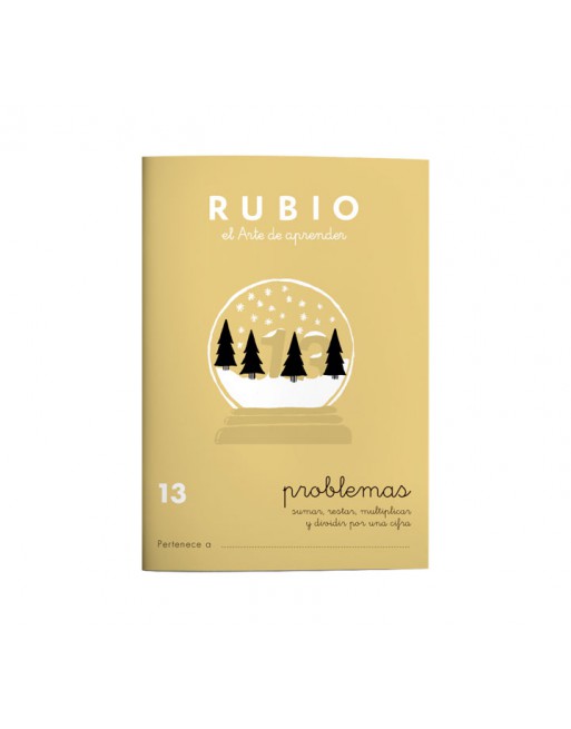 RUBIO PACK 10 CUADERNOS PROBLEMAS 13 - P13