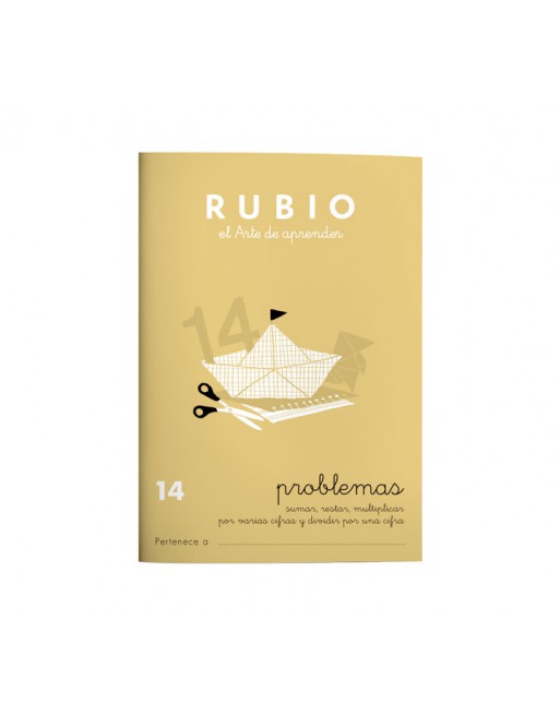 RUBIO PACK 10 CUADERNOS PROBLEMAS 14 - P14