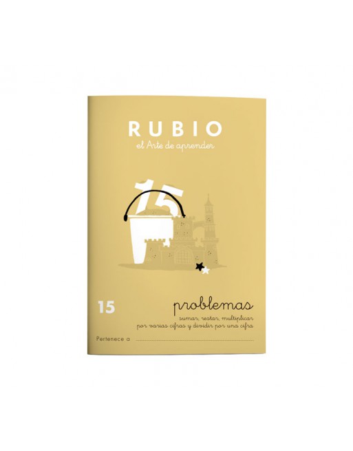RUBIO PACK 10 CUADERNOS PROBLEMAS 15 - P15