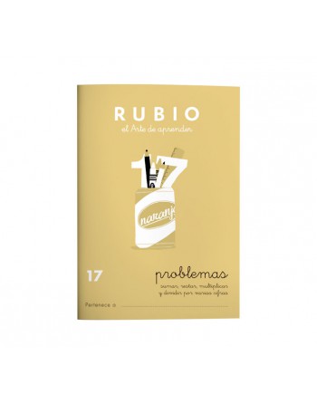 RUBIO PACK 10 CUADERNOS PROBLEMAS 17 - P17