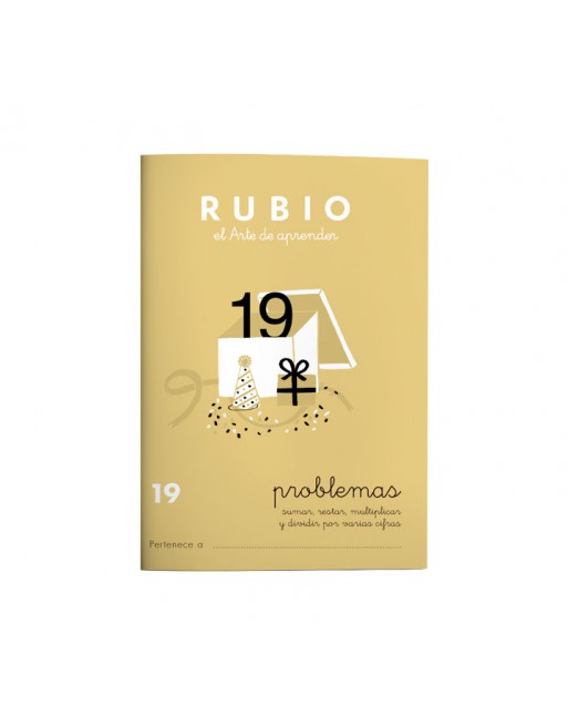 RUBIO PACK 10 CUADERNOS PROBLEMAS 19 - P19
