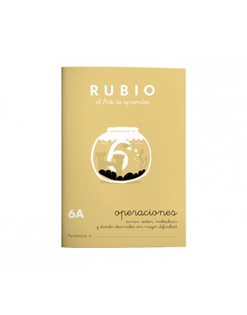 RUBIO PACK 10 CUADERNOS PROBLEMAS 6 - P6A