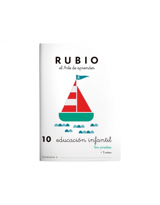 RUBIO PACK 10 CUADERNOS EDU INFANTIL - PR10