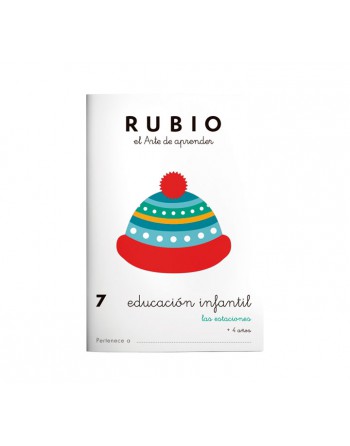 RUBIO PACK 10 CUADERNOS EDU INFANTIL - PR7