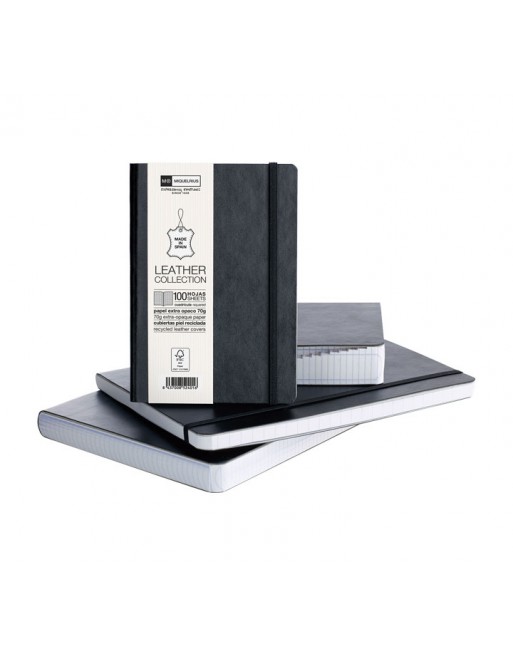 M.RIUS NOTEBOOK FLEXIBLE PIEL 4º CON INDICE 300H 5X5 - 10410