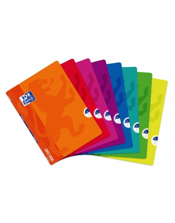 OXFORD LIBRETA GRAPADA OPENFLEX A4 48H 5X5 TAPA DE PLASTICO SURTIDO 400189866