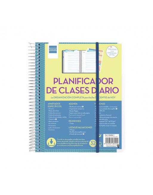 FINOCAM PLANIFICADOR CLASES DIA PAGINA155X212 CASTELLANO - 5340600