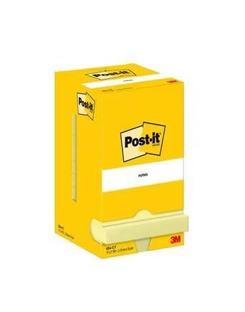 POST-IT 12 BLOC NOTAS REPOSICIONABLE 76X76 AMARILLO - 654