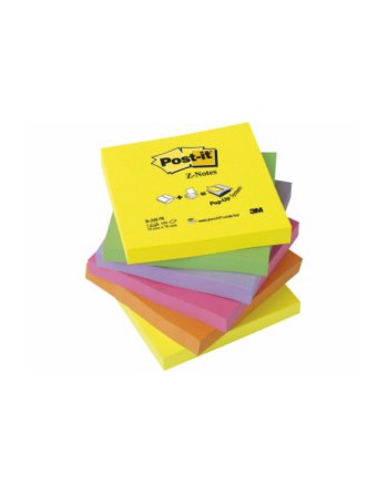 POST-IT PACK 6 BLOC Z-NOTES 76X76 SURTIDO NEON - R330-NR