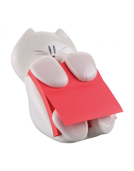 POST-IT DISPENSADOR GATO Z-NOTES+BLOC SUPER STICKY - CAT-330