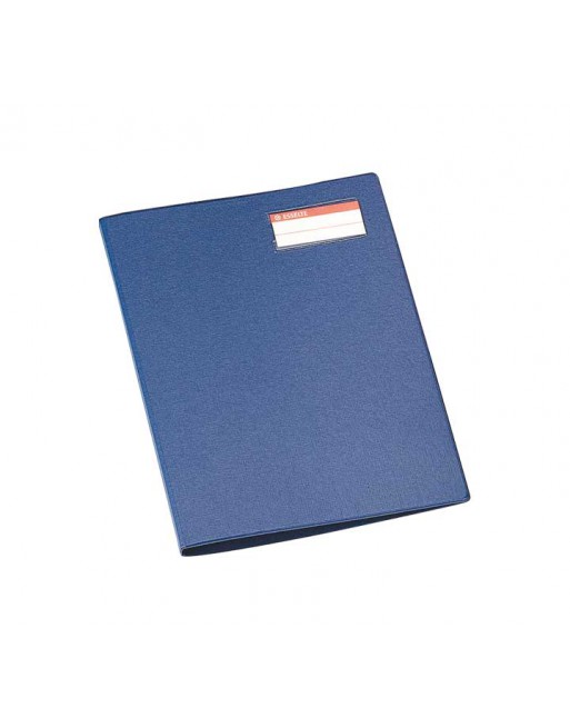 ESSELTE CARPETA SOPORTE PORTAPAPELES MINICLIP A4 CON PINZA LAT+TAPA AZUL - 27345