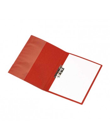 ESSELTE CARPETA SOPORTE PORTAPAPELES MINICLIP A4 CON PINZA LAT+TAPA ROJO - 27343