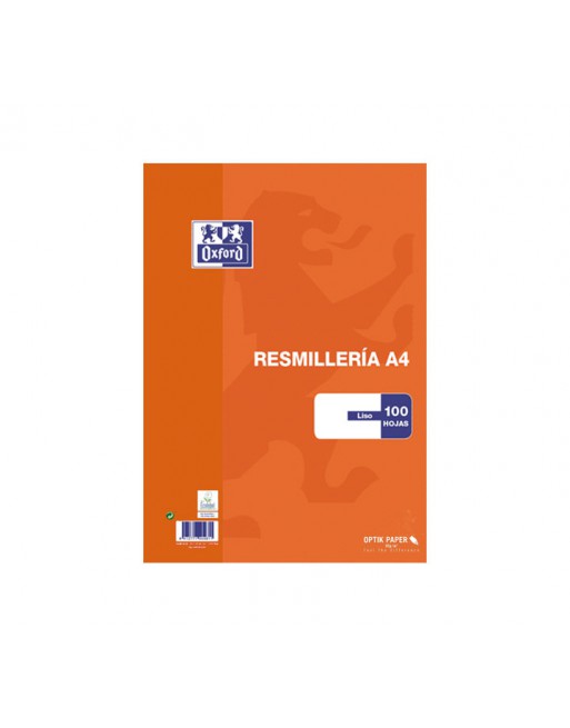 OXFORD RESMILLERIA 100H A4 90G LISO - 100430214