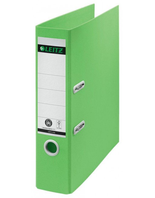 LEITZ ARCHIVADOR PALANCA RECYCLE DE CARTON RECICLADO A4 80MM FORRADO EN PAPEL VERDE 10180055