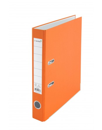 A - SERIES ARCHIVADOR PALANCA FORRADO EN PAPEL A4 50MM CARTON NARANJA AS1540