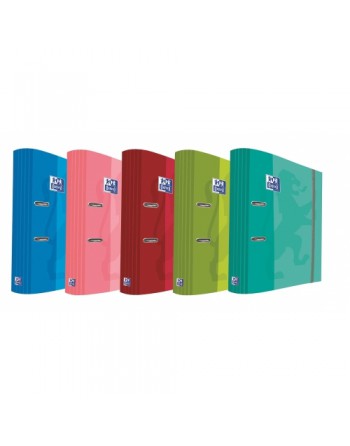 OXFORD 5 ARCHIVADORES PALANCA A4 CON RADO 70MM SURTIDO - 400106670