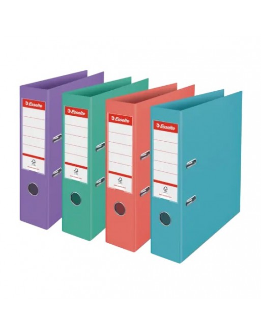 ESSELTE ARCHIVADOR DE PALANCA COLOUR BREEZE 75MM A4 COLORES SURTIDOS - 626214