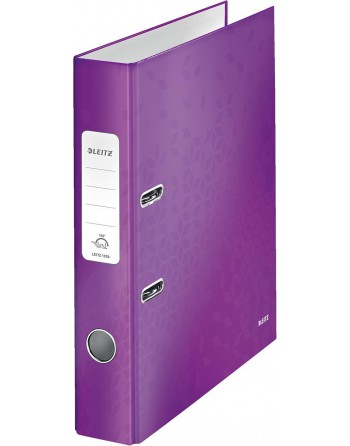 LEITZ ARCHIVADOR 180º FORRADO EN POLIPROPILENO DE COLOR A4 50MM VIOLETA 10060162