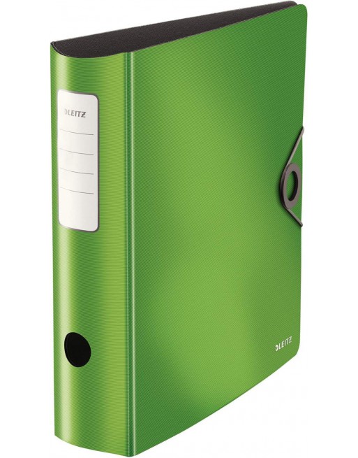 LEITZ ARCHIVADOR PALANCA ACTIVE SOLID FABRICADO EN POLIFOAM LIGERO A4 82MM VERDE 10471050