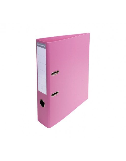 EXACOMPTA ARCHIVADOR PALANCA PVC A4 70MM ROSA - 53755E