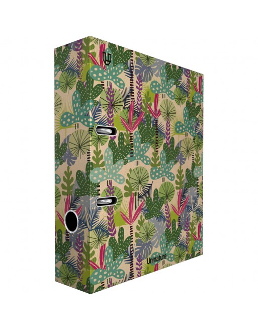 GRAFOPLAS 6 ARCHIVADORES KRAFT SOFT UNINATURE FANTASIA 25 AMAZONAS 2 ANILLAS DE 65 CON RADO 17263401