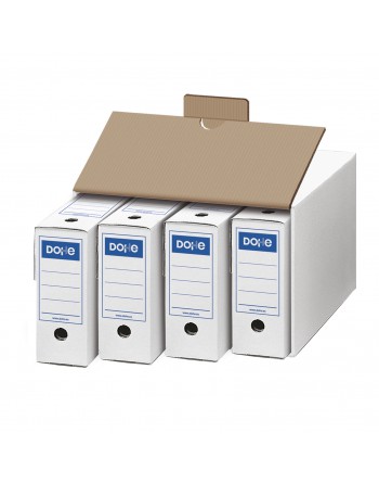 DOHE CONTENEDOR 4 ARCHIVOS DEFINITIVOS Fº COLOR BLANCO 42,4 X 36 X 26,2 CM - 09051